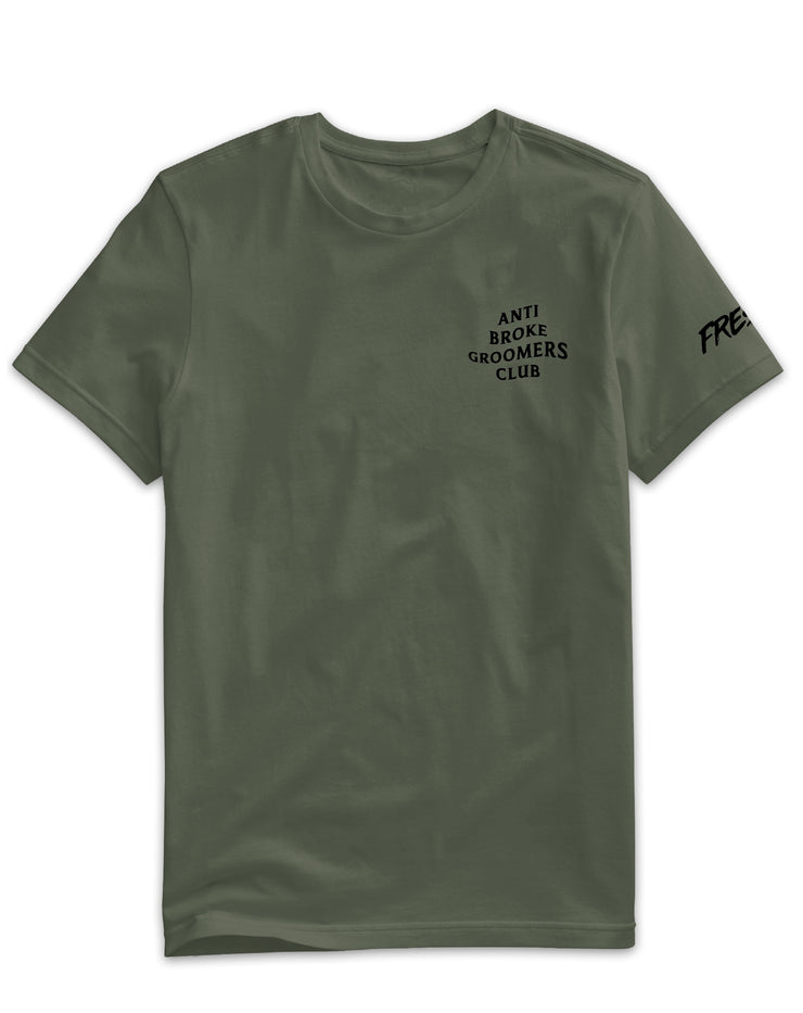 Groomer's Club T-Shirt Green